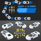 Carrinho De Controle Remoto Recarregável Branco