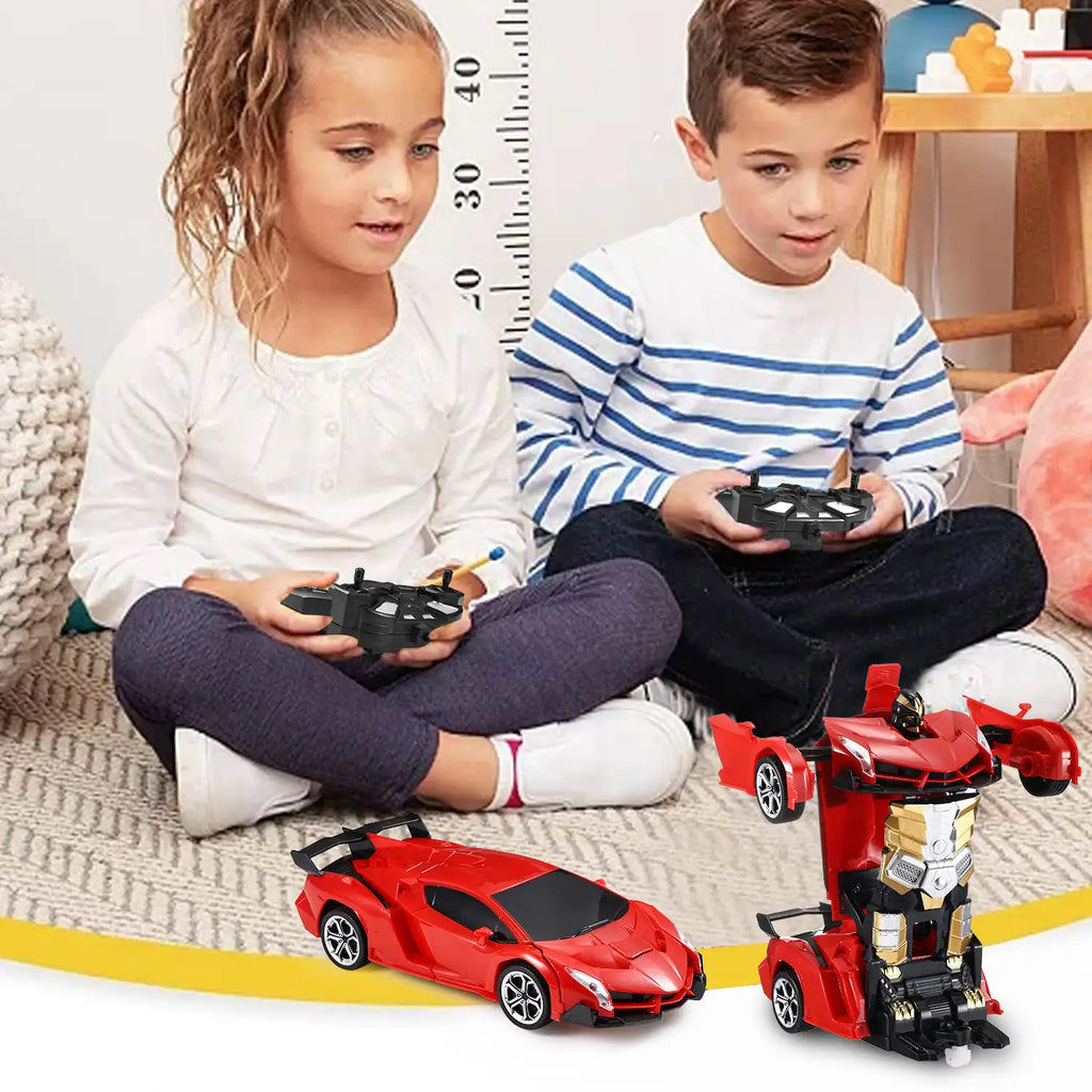 Carro Robô Transformável RC 2 em 1