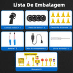 Carrinho De Controle Remoto Recarregável Branco