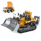 Trator Escavadeira de Controle Remoto 9 Canais 2.4GHz