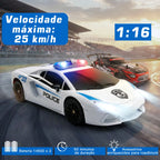 Carrinho De Controle Remoto Recarregável Branco