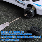 Carrinho De Controle Remoto Recarregável Branco