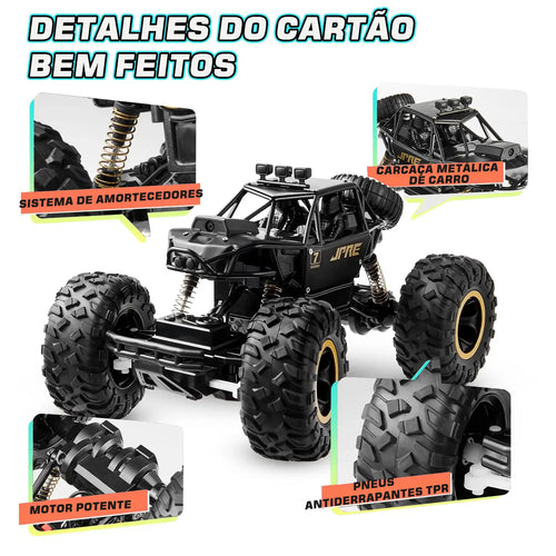 Carrinho de Controle Remoto Off-Road com Câmera 1080P FPV