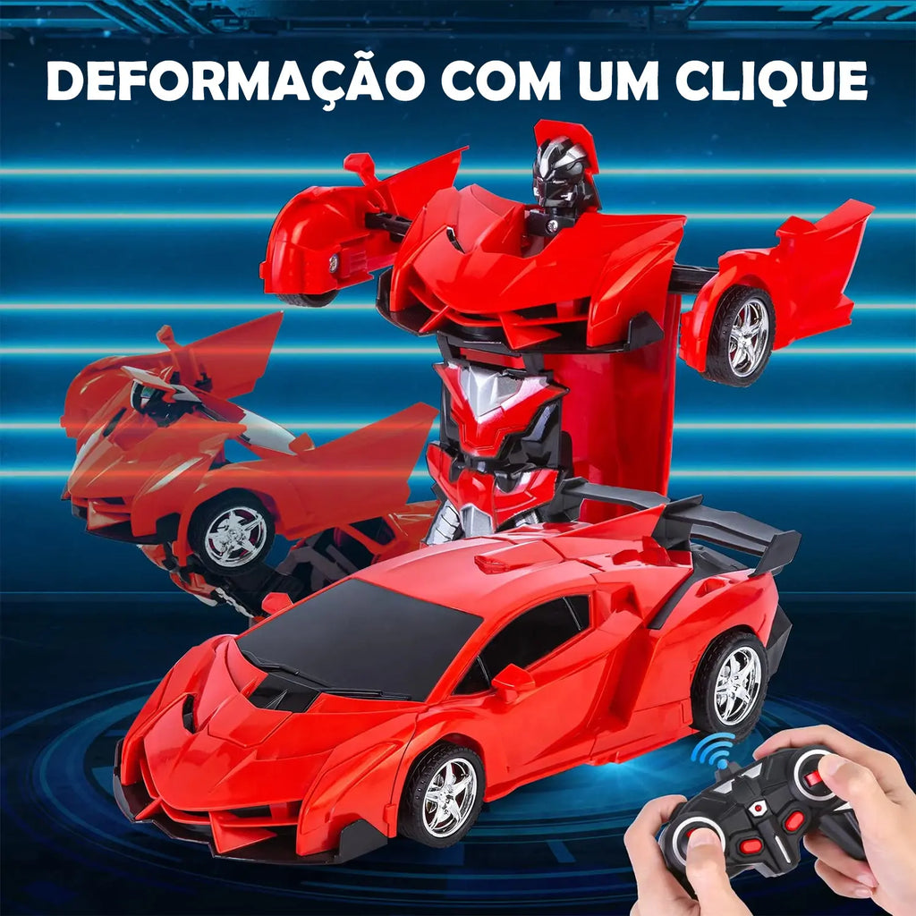 Carro Robô Transformável RC 2 em 1