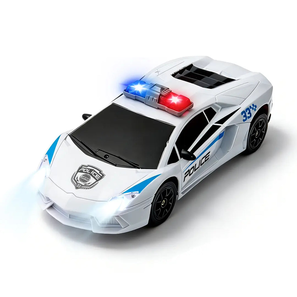 Carrinho De Controle Remoto Recarregável Branco