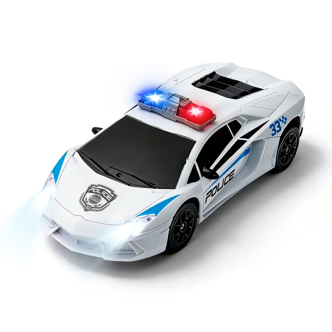 Carrinho De Controle Remoto Recarregável Branco