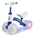 Bicicleta de Equilíbrio para Bebê Azul com Quatro Rodas