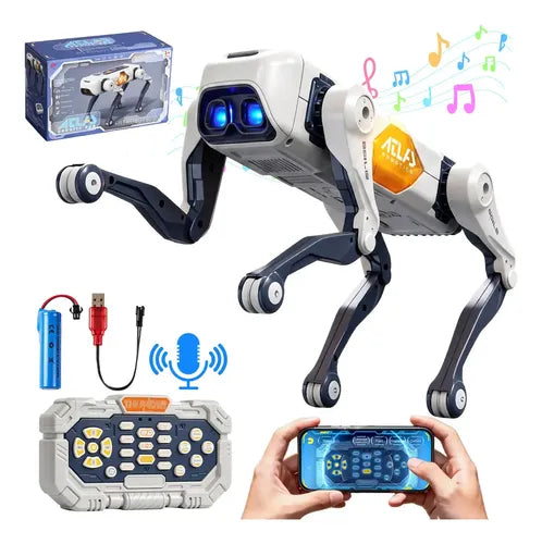 Cachorro Robô com Aplicativo e Controle Remoto