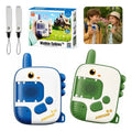 Walkie Talkie Infantil Dinossauro Kit com Duas Unidades
